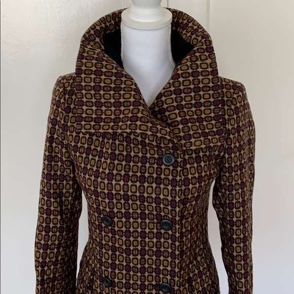 H & M Retro 5-Button Double Breasted Peacoat - Picture 5 of 8